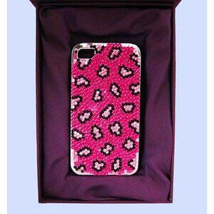 Jimmy Crystal NY iPhone 4/4s Pink Leopard Phone Case